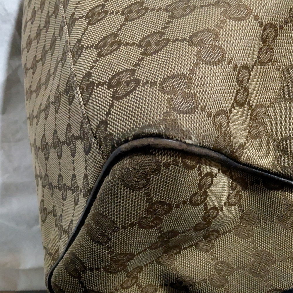 GUCCI Sukey Large Original GG Canvas Tote/Shoulder/Hobo Bag - Picture 7 of 14